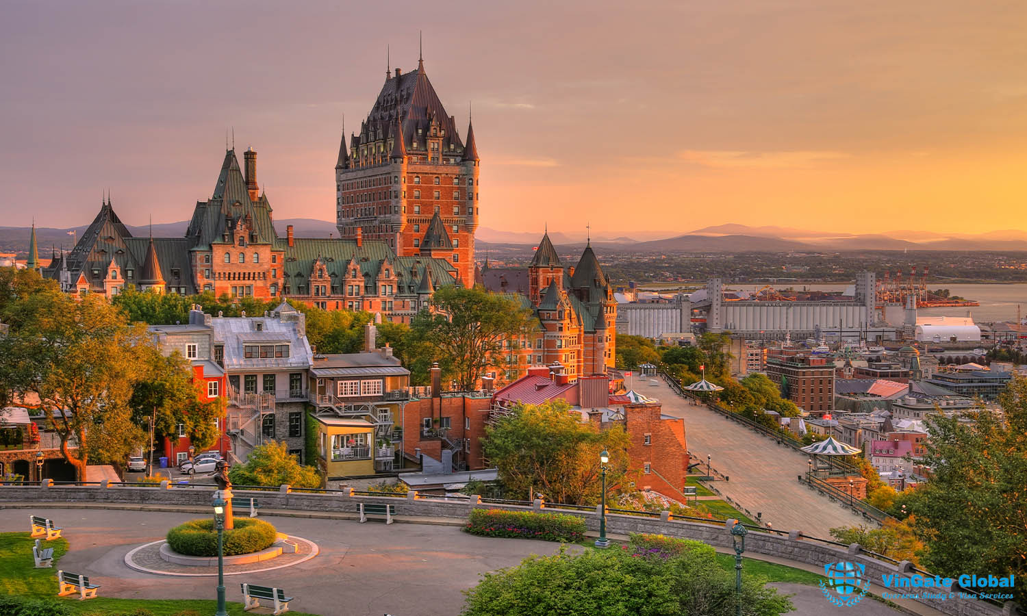 Thành phố Quebec có kiến trúc châu âu độc đáo